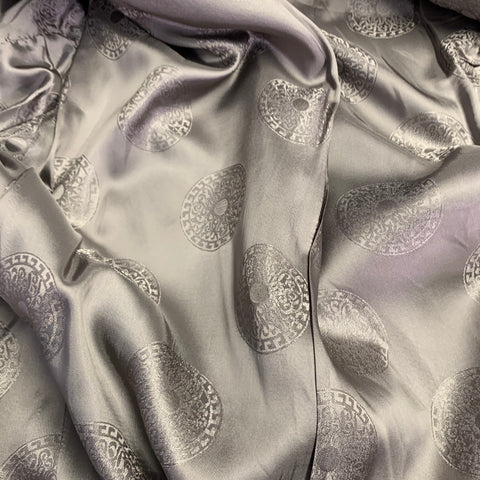 VERSACE Vintage Size 42 Grey Wool Notch Lapel Suit