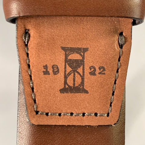 ALLEN EDMONDS Size 34 Brown Leather Belt