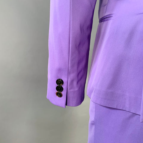 PAUL SMITH Size 36 Soho Fit Purple Lavender Wool Notch Lapel Suit