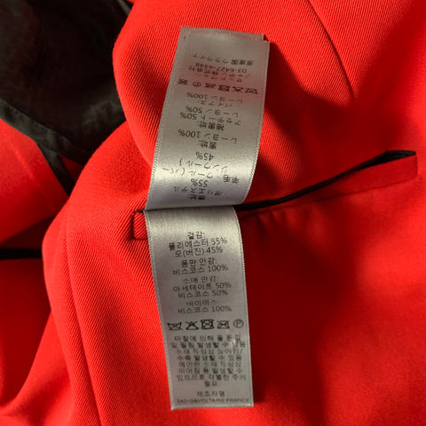 ZADIG & VOLTAIRE Size M Red Polyester Wool Jacket  Blazer