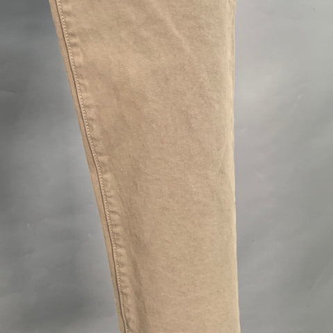 TOM FORD Size 30 Grey Slate Cotton Blend Twill Slim Straight Button Fly Jeans