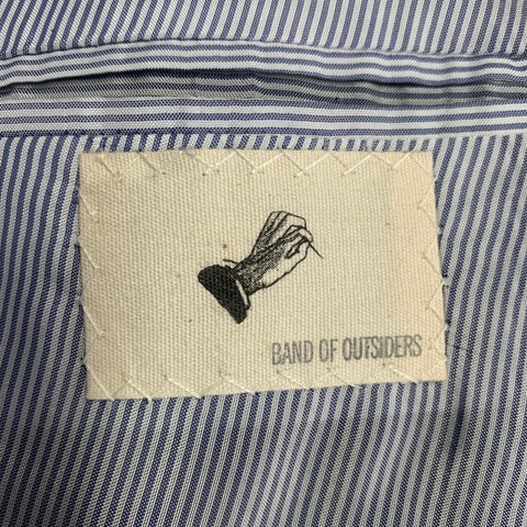 BAND OF OUTSIDERS Size 42 Grey Black Checkered Wool Blend Suit