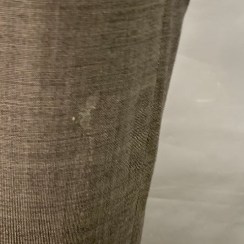 BURBERRY Costume gris en laine vierge à revers cranté, taille 46 Regular