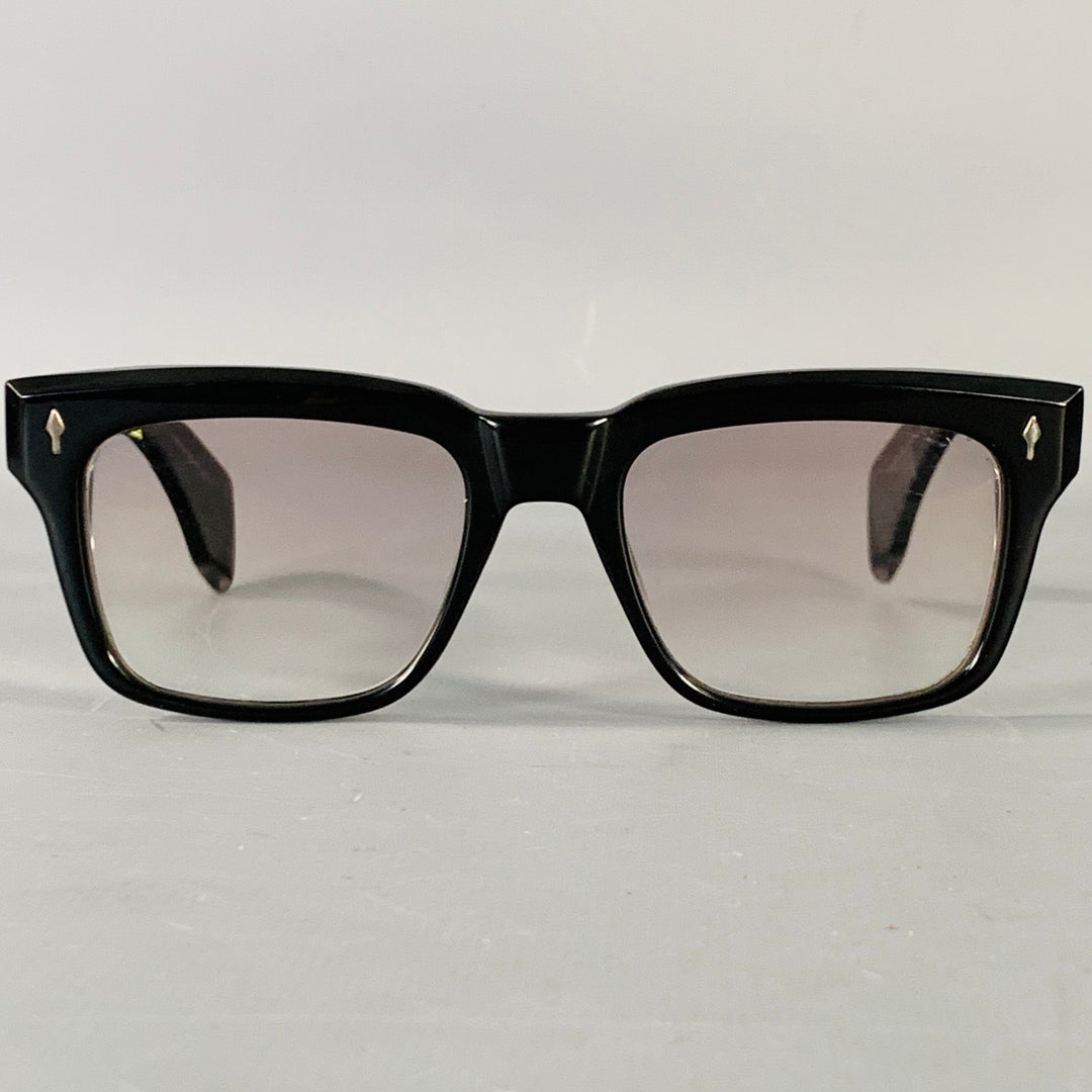 JACQUES MARIE MAGE Torino Black Acetate Eyewear Frames