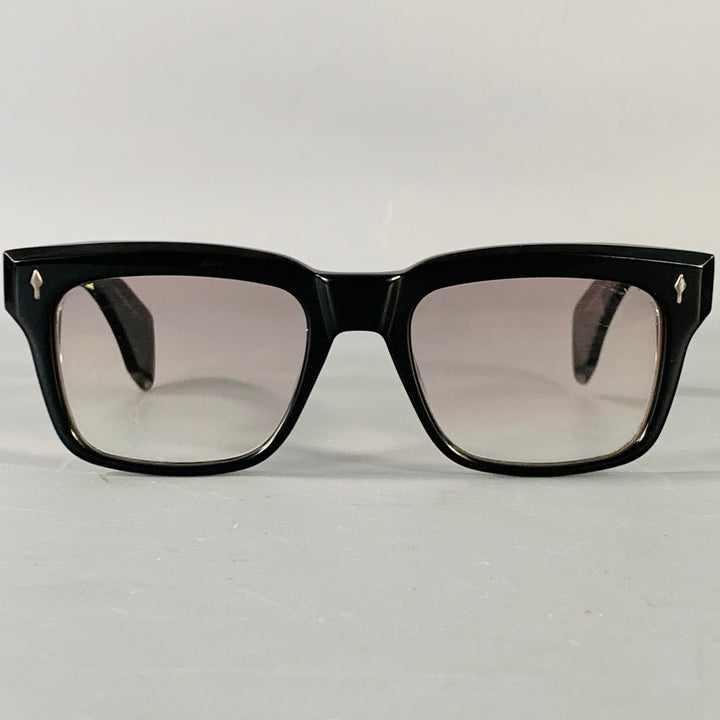 JACQUES MARIE MAGE Torino Black Acetate Eyewear Frames