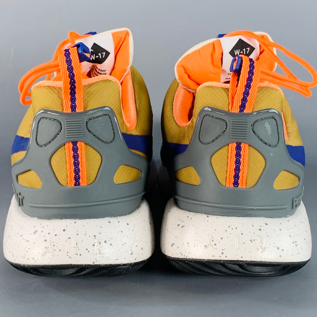 NIKE AIR Size 8 Pegasus All Terrain White Blue Color Block Nylon Sneakers