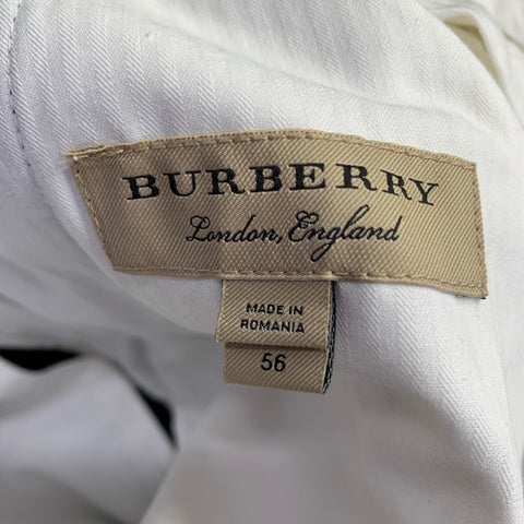 BURBERRY Size 40 Black Wool Tuxedo Dress Pants