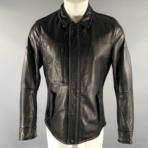 ROGUE Size M Black Leather Jacket