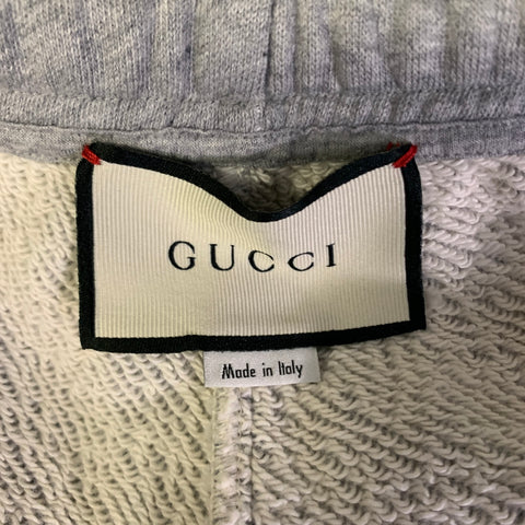 GUCCI Size L Grey Cotton Sweatpants Casual Pants
