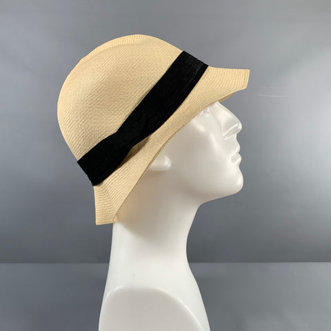MONTECRISTI Beige Natural Woven Straw Hats