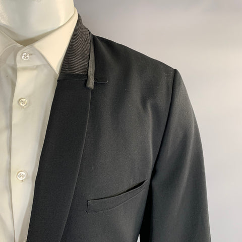 YOHJI YAMAMOTO AW1993 Chest Size S Black White HP-J86-881 Stripe Wool Sport Coat