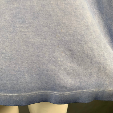 DRO'LE DE MONSIEUR Size M Blue Dyed Cotton Jersey Crew Neck T-shirt