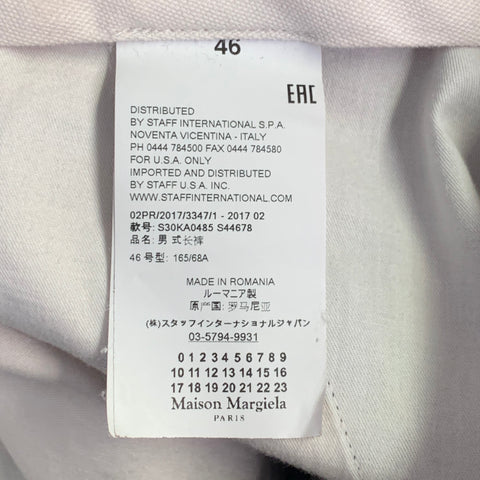 MAISON MARGIELA Size 30 Purple Plum Virgin Wool Flat Front Dress Pants