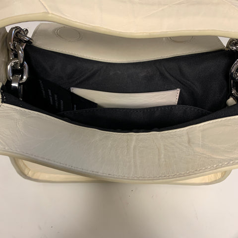 STAND STUDIO Cream Leather Cross Body Bag
