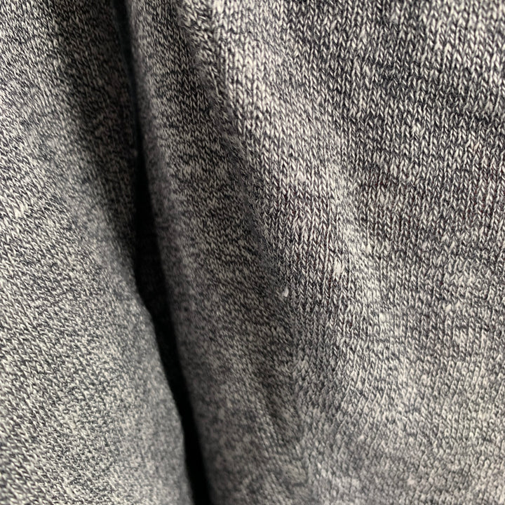 PAUL SMITH Size L Heather Grey Multi Color Color Block Cotton Wool Crew Neck Pullover