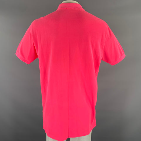 POLO by RALPH LAUREN Size XL Pink Neon Pink Cotton Polo
