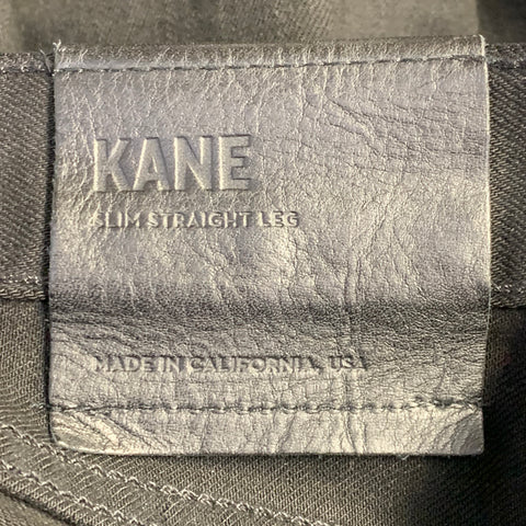 J.BRAND Size 32 Kane Black Cotton Blend Slim Straight Jeans