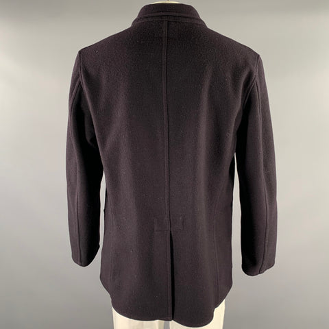 RRL by RALPH LAUREN Size L Navy Wool Notch Lapel Coat
