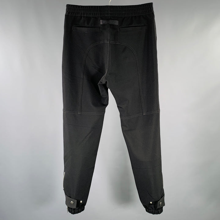 1017 ALYX 9SM Size M Black Polyester Blend Elastic Waistband Casual Pants