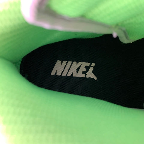 NIKE Size 8 Air Force 1 Silver Neon Reflective Mixed Fabrics High Top Sneakers