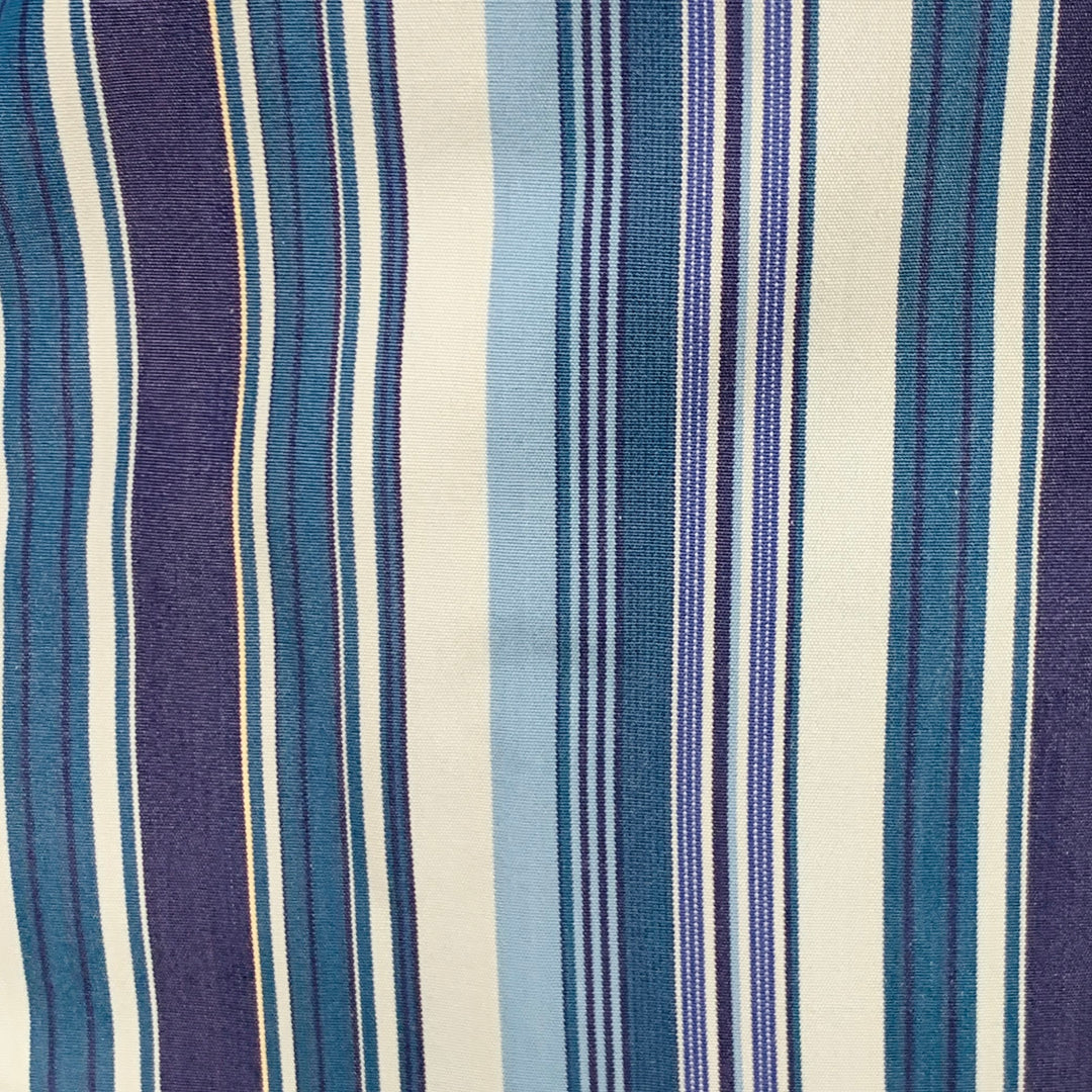 PAUL SMITH Size S Blue Navy Stripe Cotton French Cuff Long Sleeve Shirt