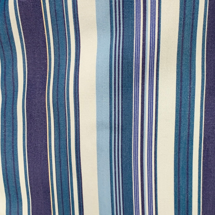 PAUL SMITH Size S Blue Navy Stripe Cotton French Cuff Long Sleeve Shirt