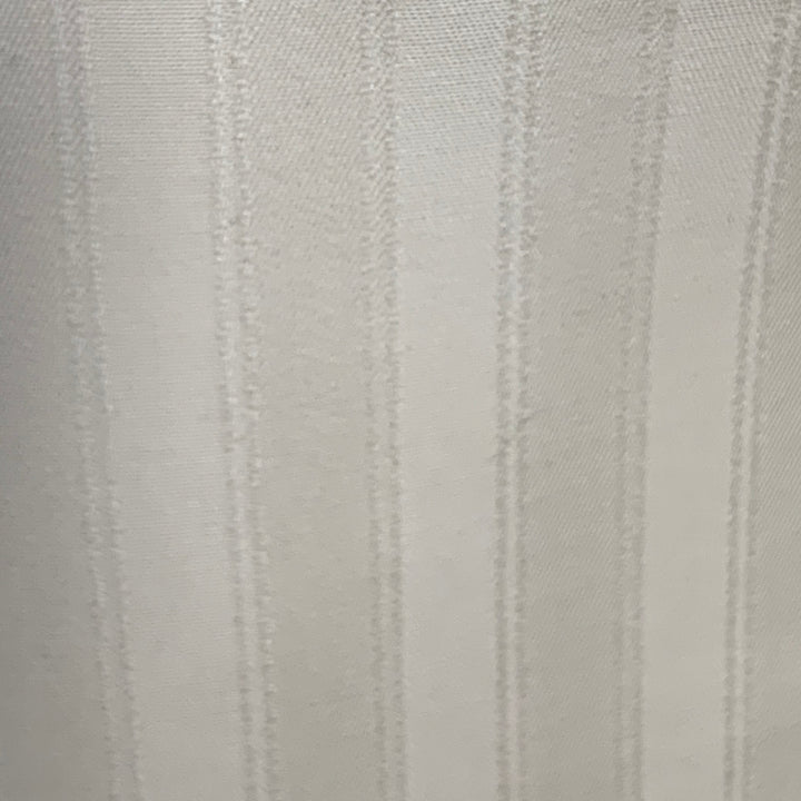 SAINT LAURENT Size 40 Regular Cream White Stripe Wool Peak Lapel Sport Coat