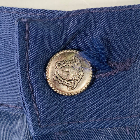 VERSACE JEANS COUTURE Size 34 Blue Cotton Blend 5 Pocket Casual Pants