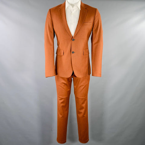 PAUL SMITH Size 38 Kensington Brown Wool Cashmere Notch Lapel Suit