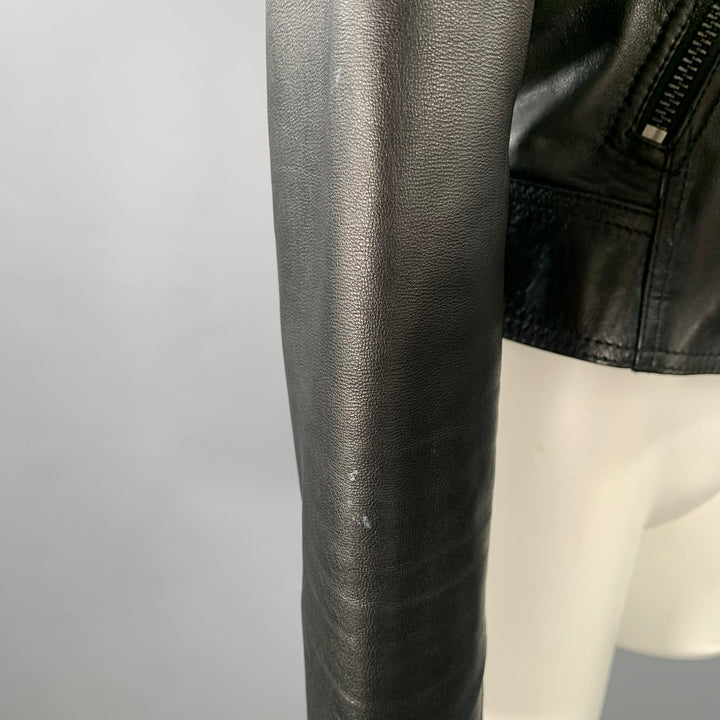 MARC NEW YORK Size S Black Leather Motorcycle Jacket