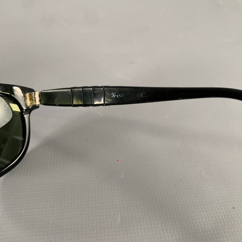 PERSOL Black Silver Sunglasses