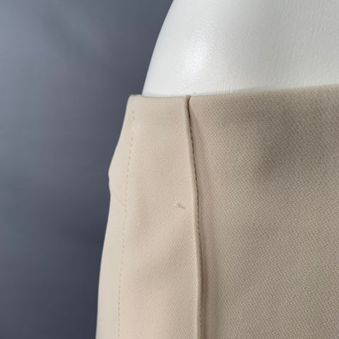 LAFAYETTE 148 Taille 6 Crème Polyamide Mélangé Fermeture Éclair Latérale Pantalon Habillé