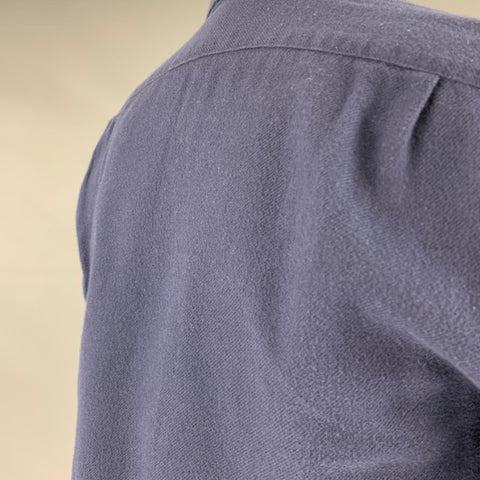 PAUL SMITH Size M Navy Twill Cotton Long Sleeve Shirt