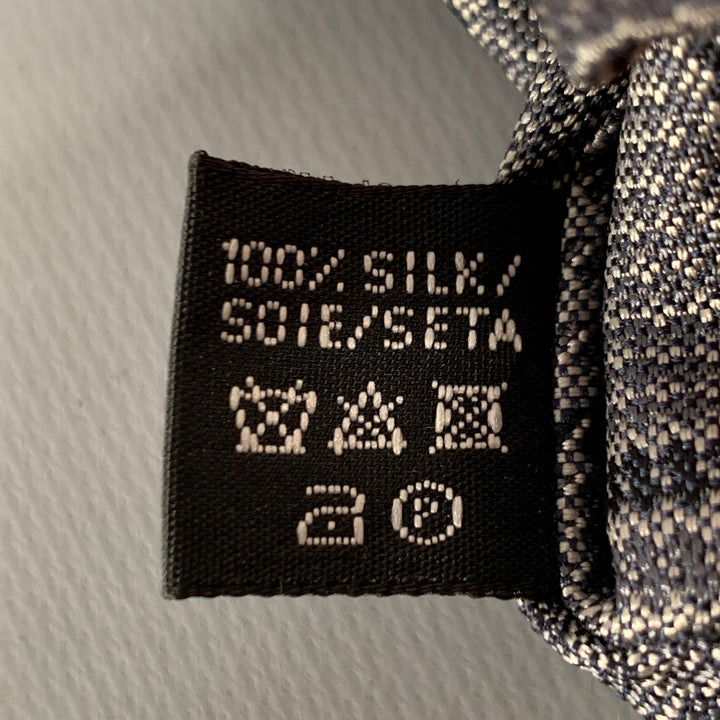 TITLE OF WORK Grey Black Glenplaid Silk Tie