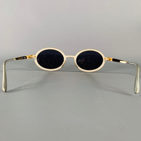 NINA RICCI -3076- Grey Gold Acetate Metal Sunglasses
