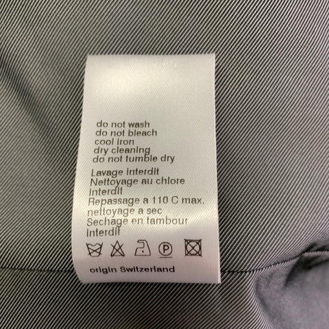 AKRIS Size 14 Grey Polyester Blend Knit Double Zipper Jacket