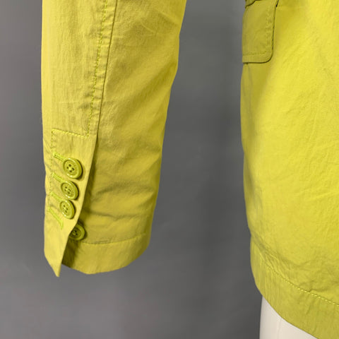 VIKTOR & ROLF Size 38 Yellow Cotton Blend Single Breasted Sport Coat