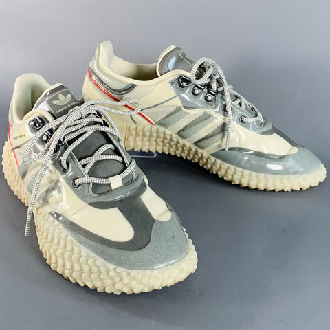 ADIDAS BY CRAIG GREEN Size 10 Beige Grey Low Top Chunky Sole Sneakers
