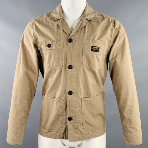 CARHARTT Siize S Michigan Tan Cotton Shirt Jacket
