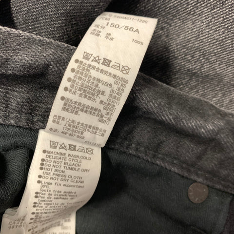 MOUSSY VINTAGE Size 24 Black Cotton Straight leg Jeans