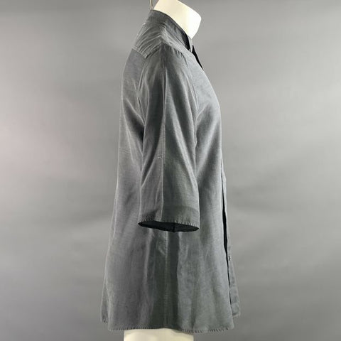 MAISON MARTIN MARGIELA Size M Grey Cotton Blend Long Sleeve Shirt