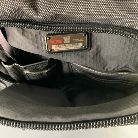 Sac à dos TUMI Alpha Bravo Search en nylon noir métallisé