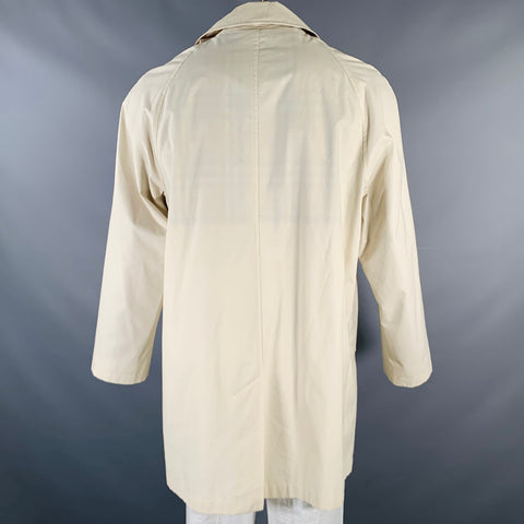 BURBERRY LONDON Size 42 Beige Cotton Raglan Coat