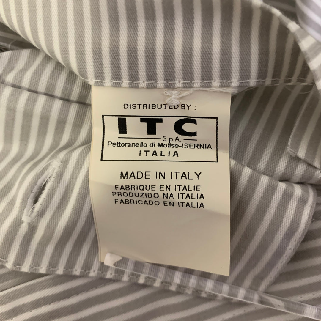 GIANFRANCO FERRE Size 50 Cream Ivory Cotton Blend Notch Lapel Sport Coat