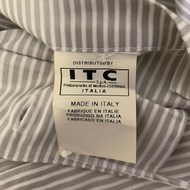 GIANFRANCO FERRE Size 50 Cream Ivory Cotton Blend Notch Lapel Sport Coat