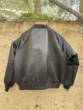 ENFANTS RICHES DEPRIMES ERD SS2017 XL Black Gold Silk Zip Up Jacket