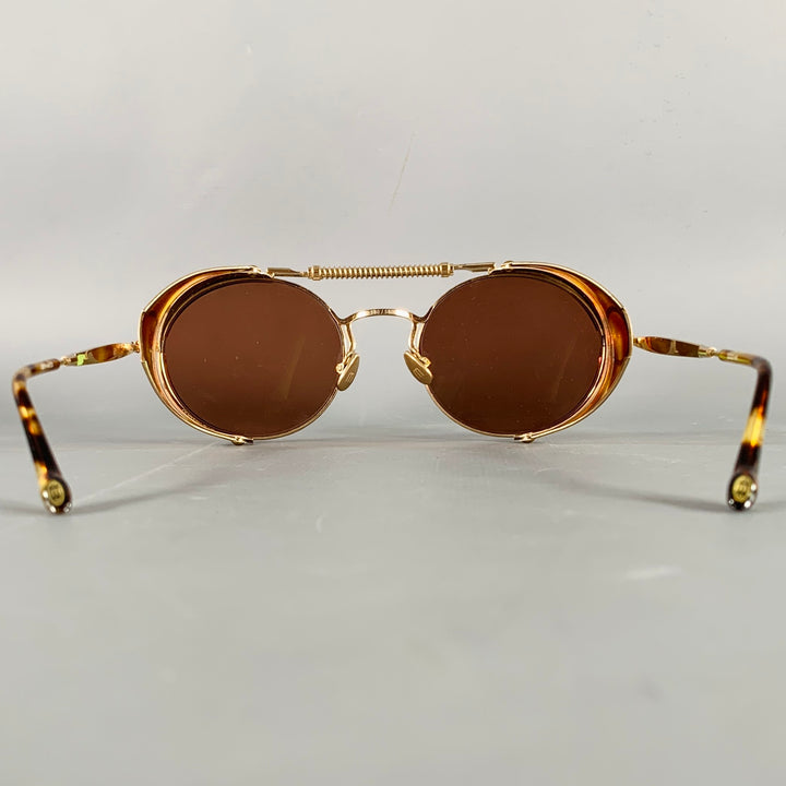 MATSUDA 2809H-V2 Terminator II Gold Orange Titanium Limited Edition Sunglasses