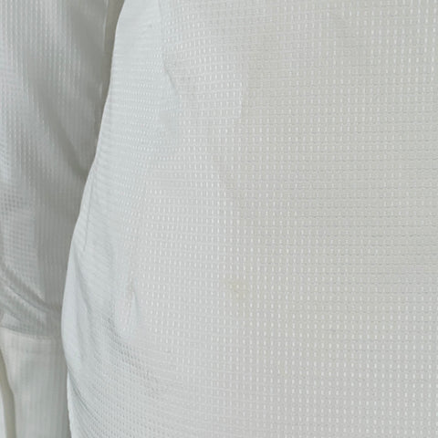 Chemise Dsquared2 Taille S en Coton Texturé à Col Étalé Blanc