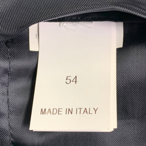 BRUNELLO CUCINELLI Size 44 Navy Blue Two Toned Virgin Wool Silk Tuxedo