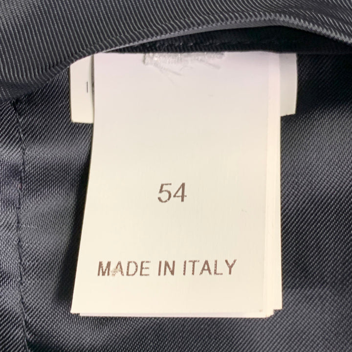 BRUNELLO CUCINELLI Size 44 Navy Blue Two Toned Virgin Wool Silk Tuxedo